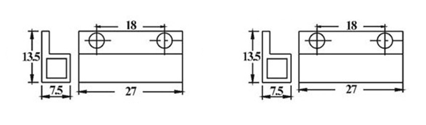 RZ-38C 木門磁 窗磁 表面貼裝式