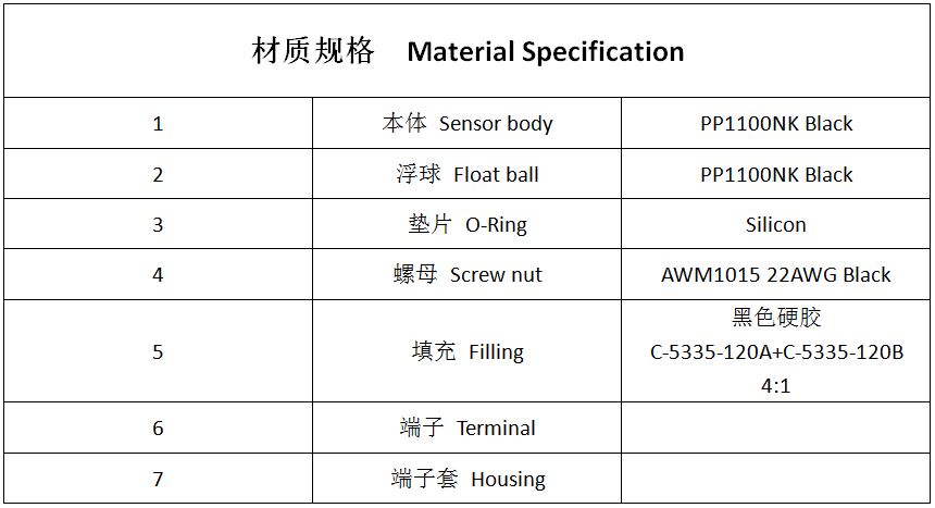 YZ-1 液位傳感器 浮球開關(guān)